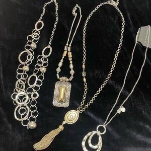 Chico's Gold and Silver Necklace Collection